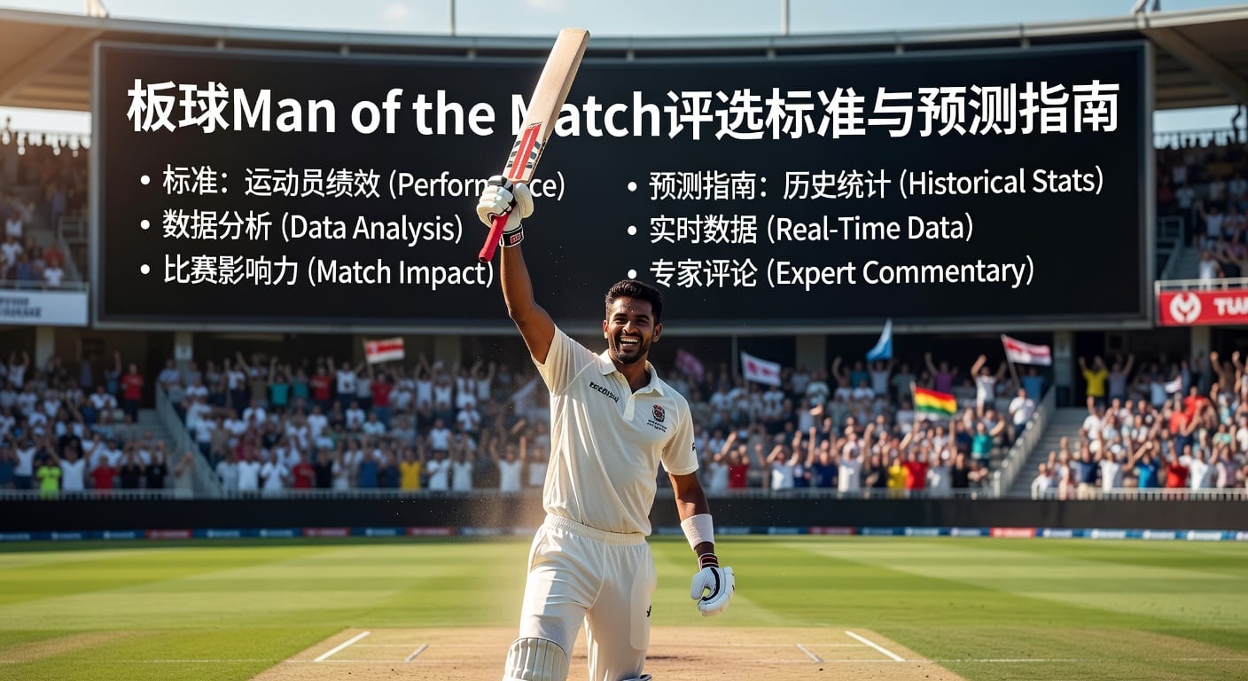 板球Man of the Match：2026年评选逻辑与实战解读